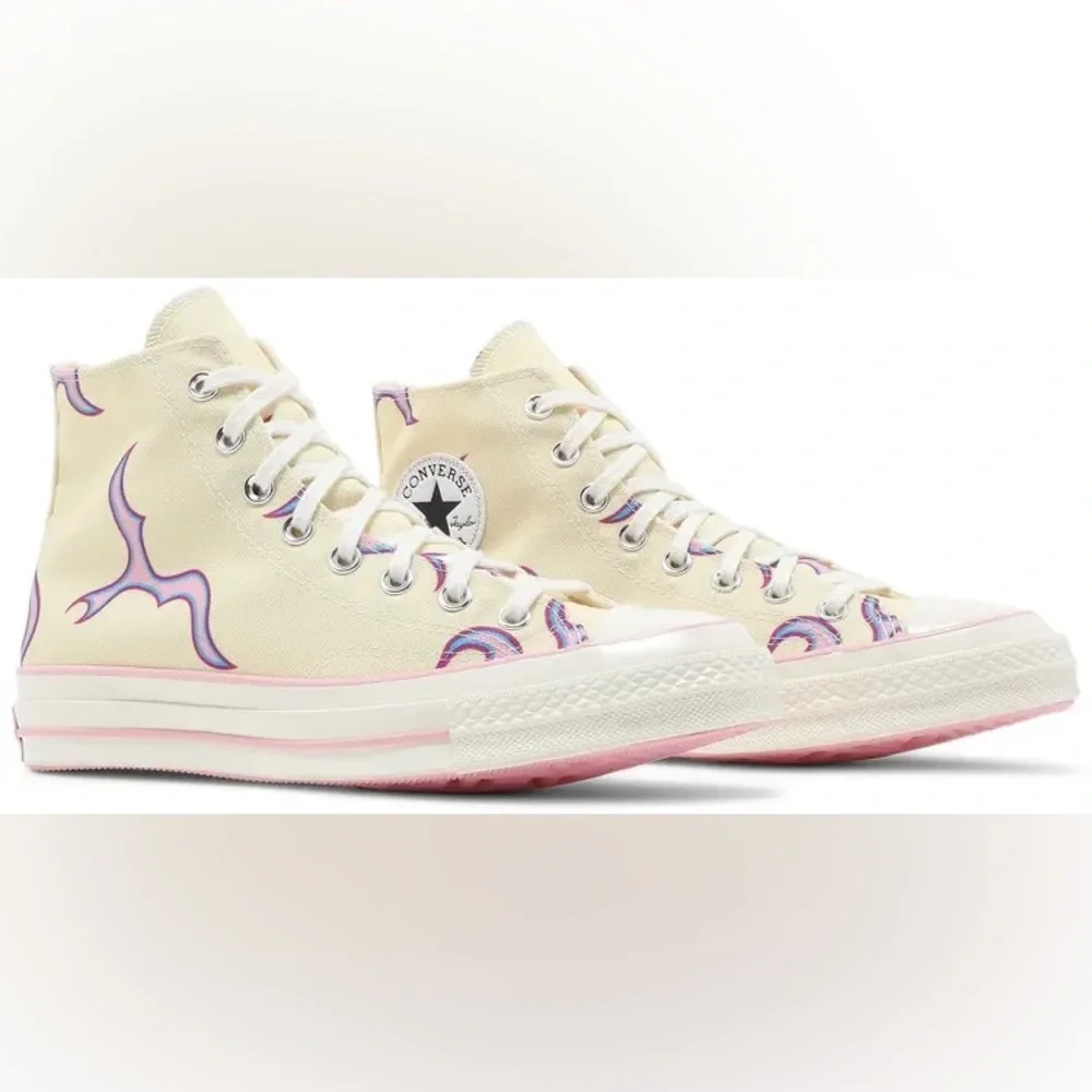 Converse x Golfwang Chuck 70 Hi "Pink Flames" sneakers - Picture 3 of 10